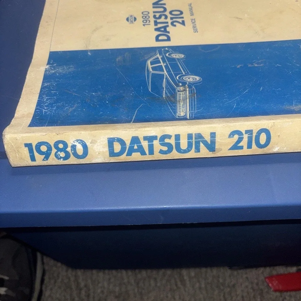 1980 Datsun 210 Factory Service Manual OEM Nissan Shop Repair Guide Original JDM